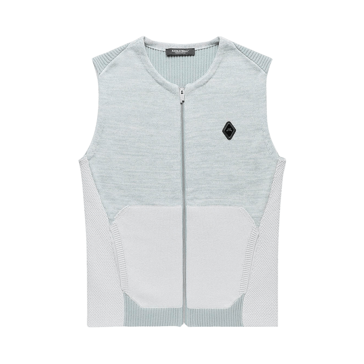 A-Cold-Wall* Contrast Tech Knit Vest 'Iceberg Blue'