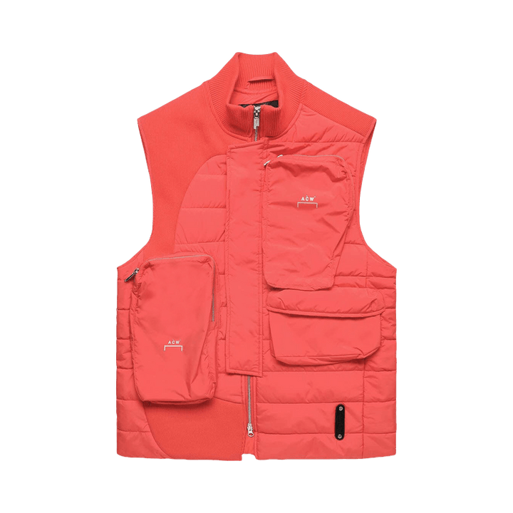 A-Cold-Wall* Asymmetric Padded Gilet 'Volt Red'