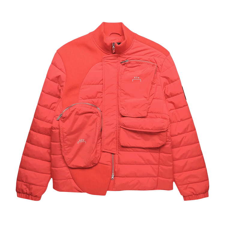A-Cold-Wall* Asymmetric Padded Jacket 'Volt Red'