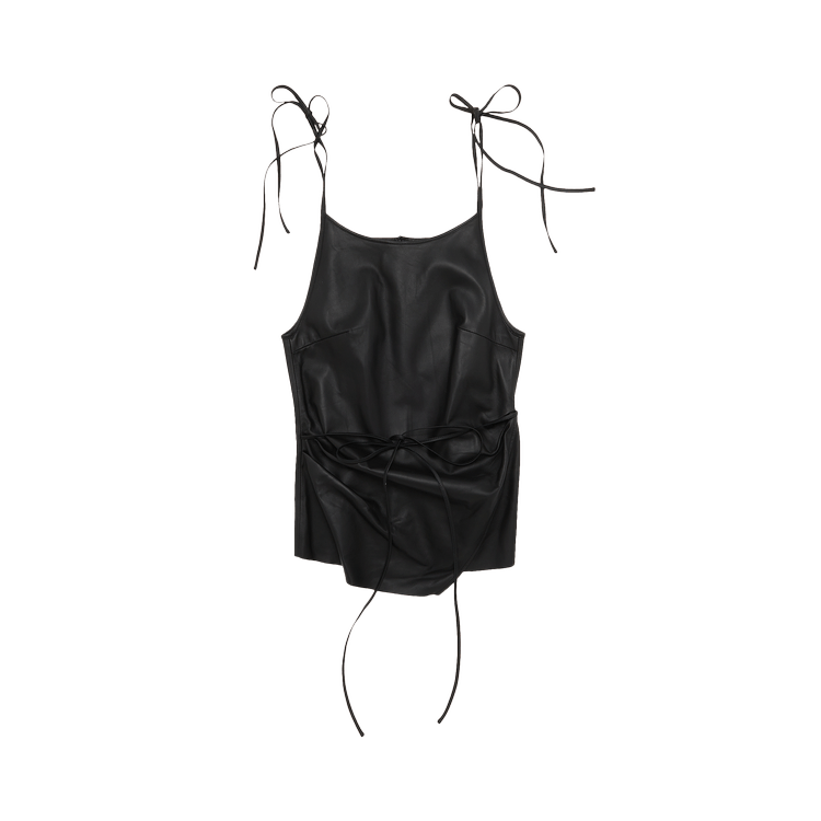 Acne Studios Leather Top 'Black'