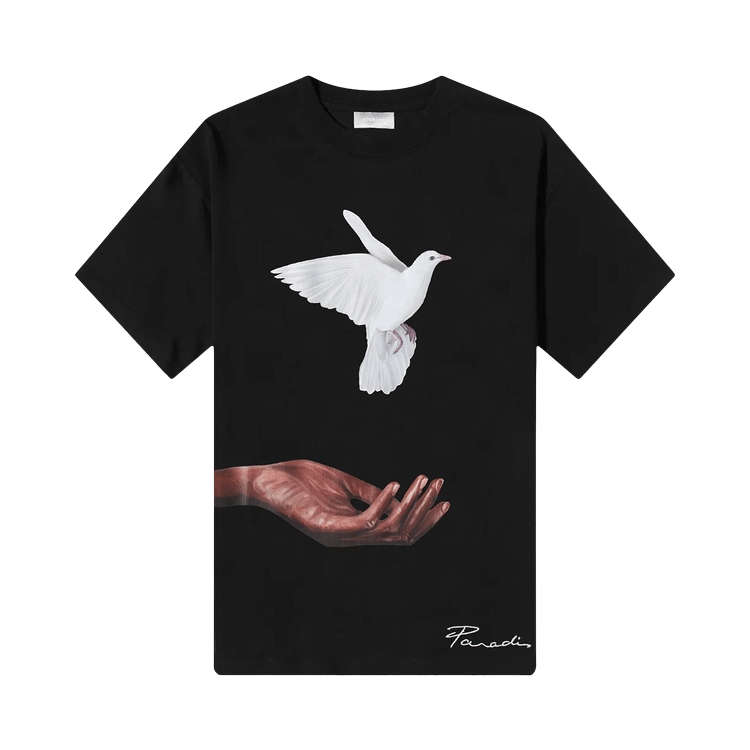 3.PARADIS Hand And Dove T-Shirt 'Black'