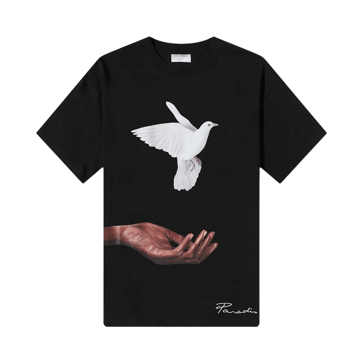 3.PARADIS Hand And Dove T-Shirt 'Black'