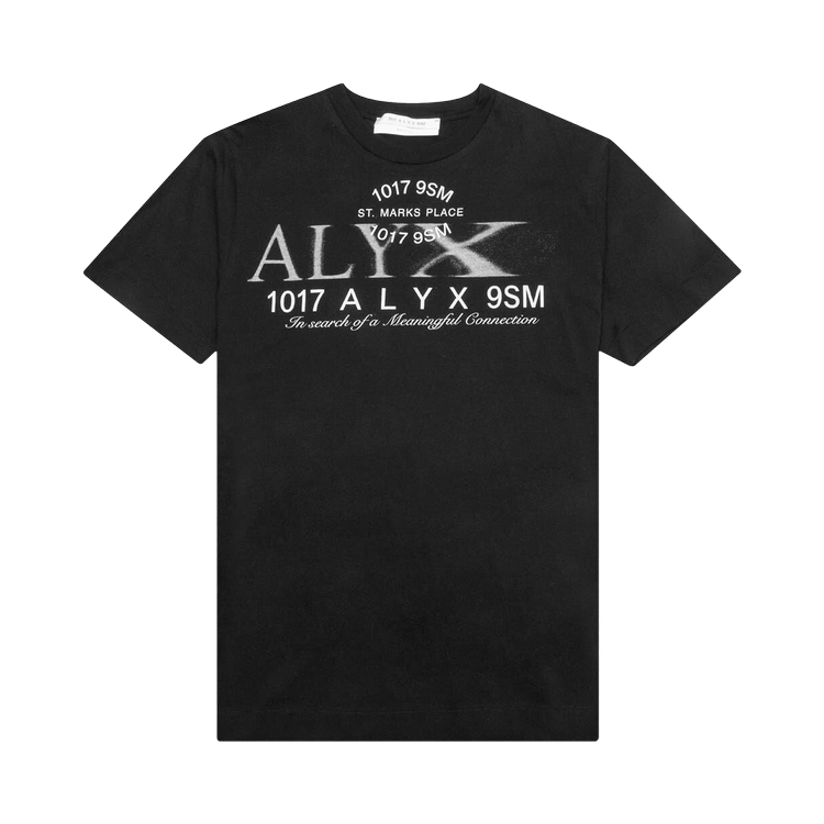 1017 ALYX 9SM Collection Logo T-Shirt 'Black'
