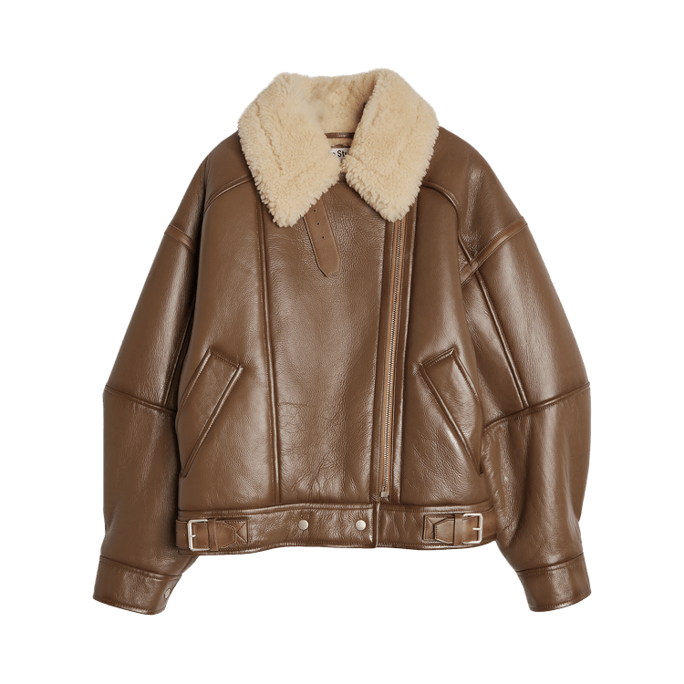 Acne Studios Shearling Jacket 'Brown/Light Camel'