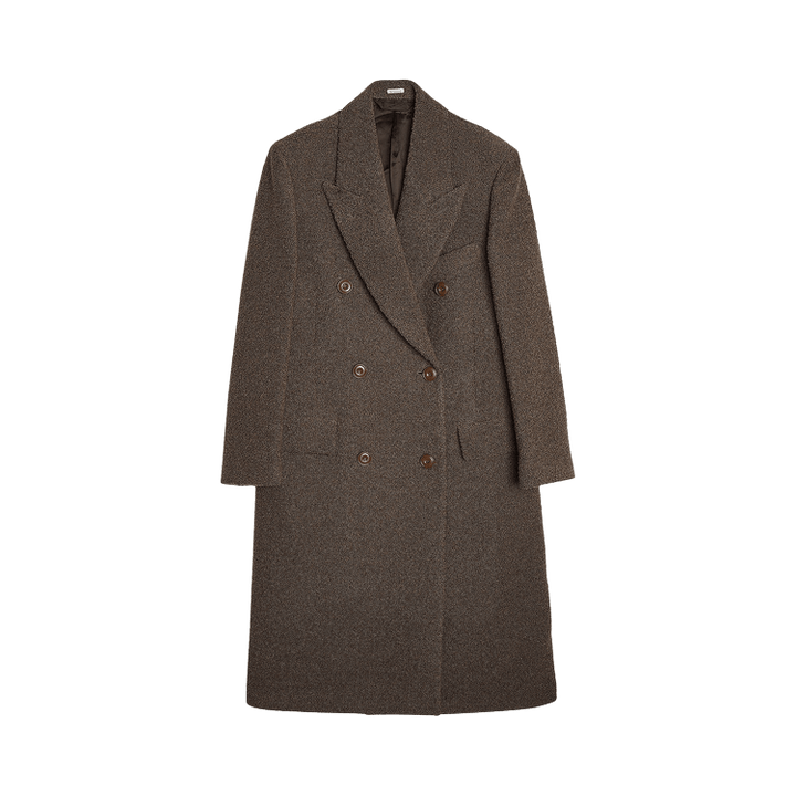 Acne Studios Bouclé Wool Coat 'Taupe Grey'