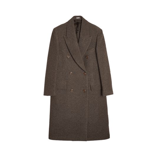 Acne Studios Bouclé Wool Coat 'Taupe Grey'