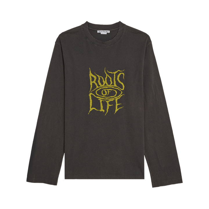 Acne Studios Printed Sweater 'Faded Black'