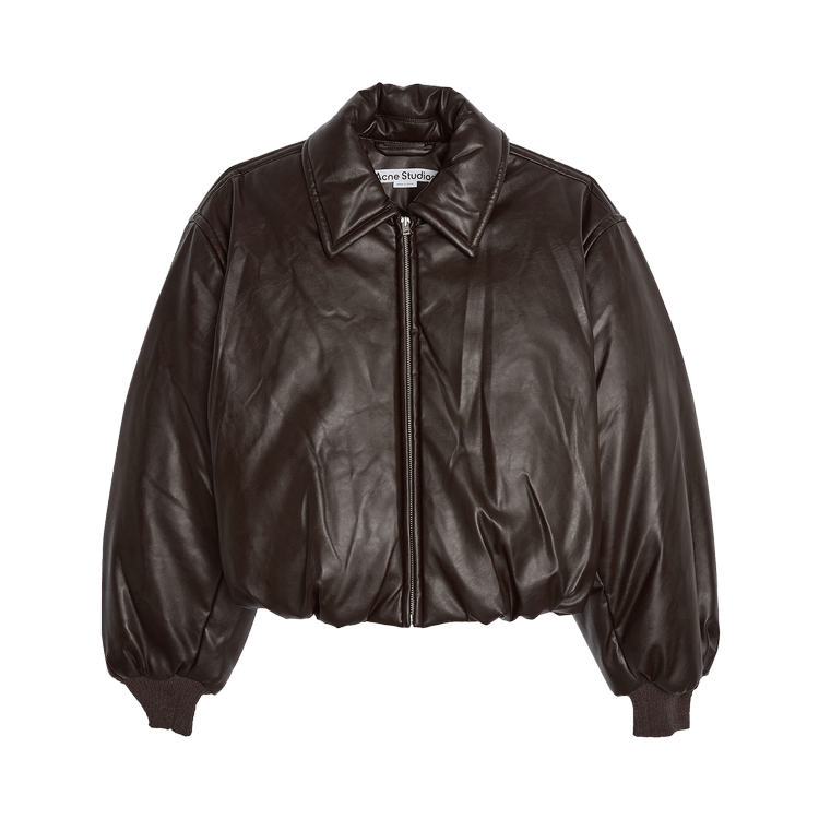 Acne Studios Coated Bomber Jacket 'Dark Brown'