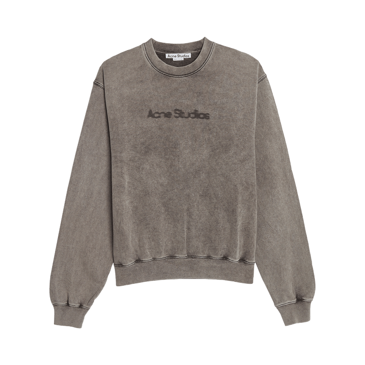 Acne Studios Blurred Logo Sweater 'Faded Grey'