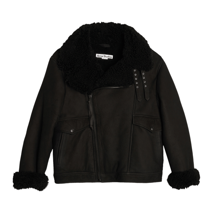 Acne Studios Liana Shearling Jacket 'Black'