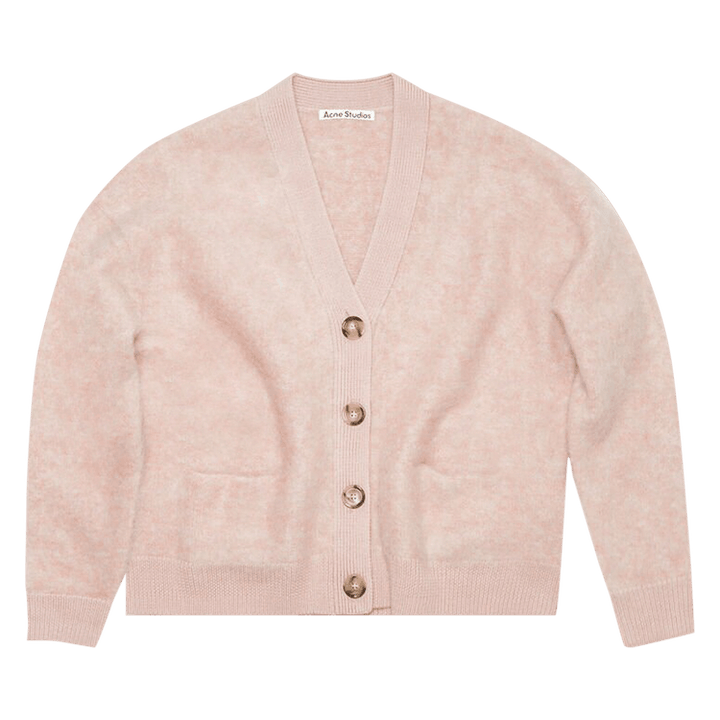 Acne Studios Wool Mohair Cardigan 'Faded Pink'