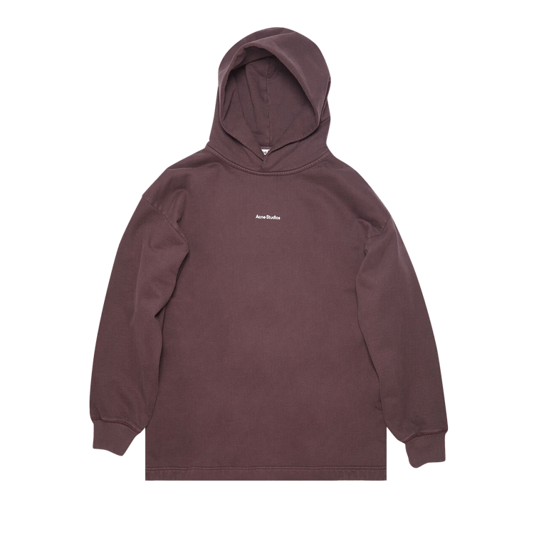Acne Studios Stamp Logo Hoodie 'Aubergine Purple'