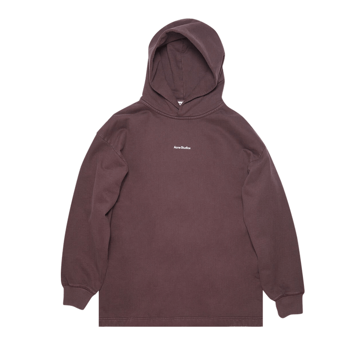 Acne Studios Stamp Logo Hoodie 'Aubergine Purple'