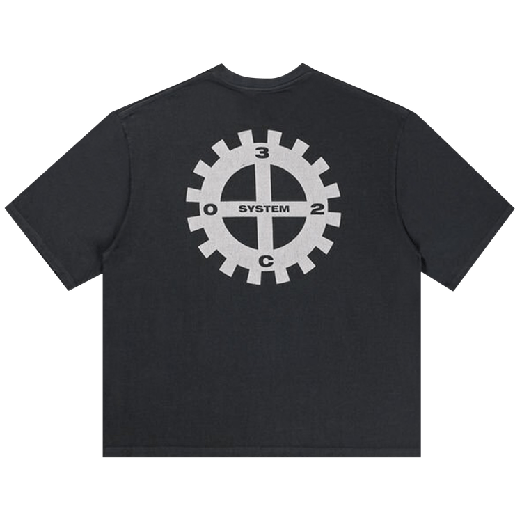 032C Machinery Oversized Box Cut T-Shirt 'Faded Black'