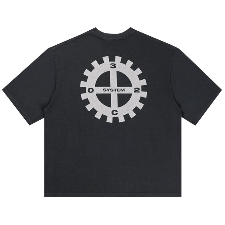032C Machinery Oversized Box Cut T-Shirt 'Faded Black'