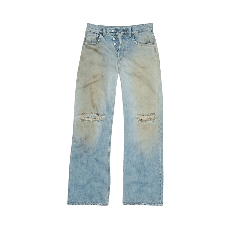 Acne Studios Loose Fit Jeans 'Mid Blue'