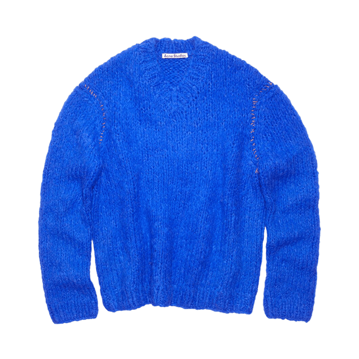 Acne Studios Knitted Alpaca Mix Jumper 'Deep Blue'