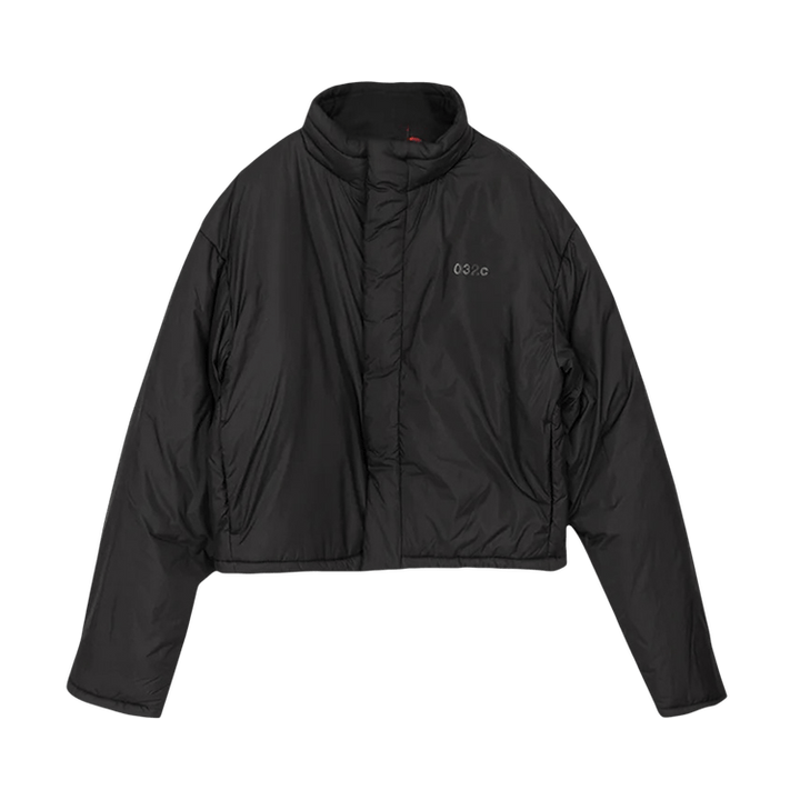 032C Team Tag Cropped Puffer Jacket Black 'Black'