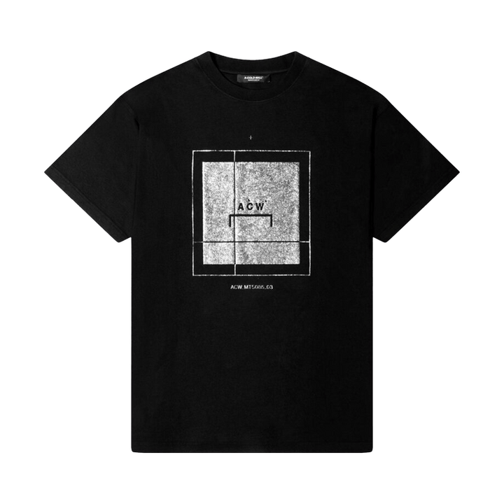 A-Cold-Wall* Foil Grid T-Shirt 'Black'