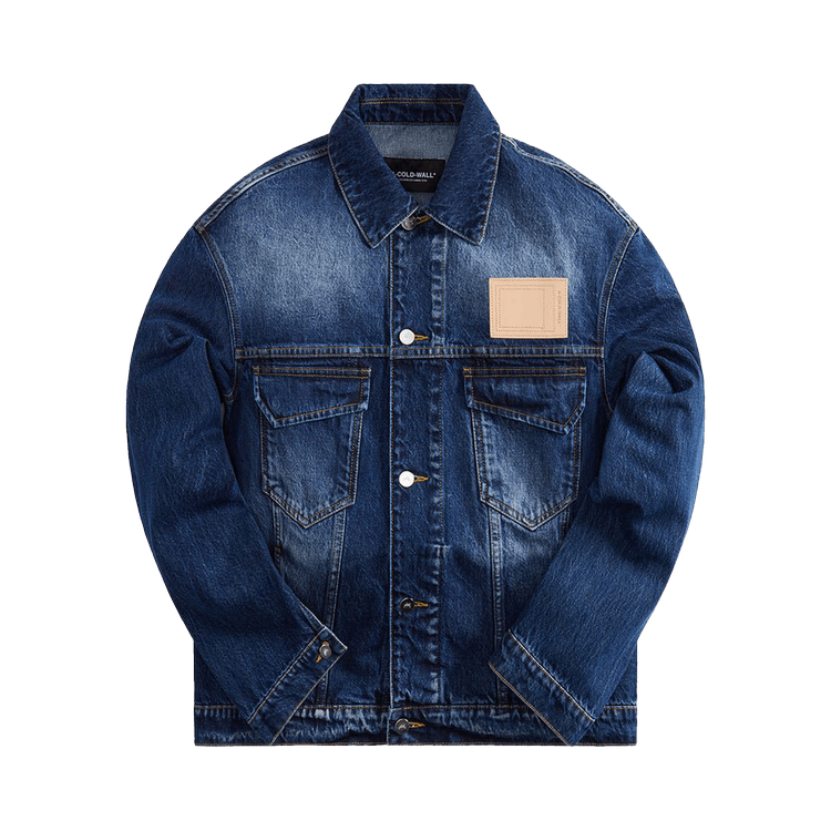A-Cold-Wall* Logo Print Denim Jacket 'Vintage Wash'