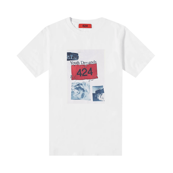 424 Graphic Short-Sleeve Tee 'White'