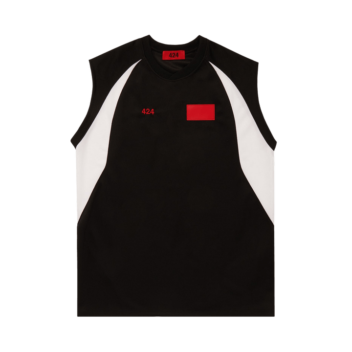 424 Sleeveless Tee 'Black'