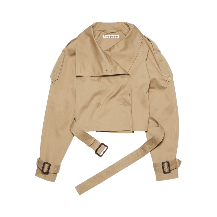 Acne Studios Double Breasted Trench Jacket 'Cold Beige'