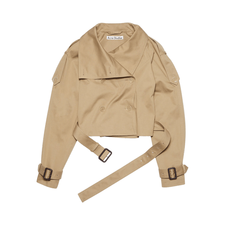 Acne Studios Double Breasted Trench Jacket 'Cold Beige'