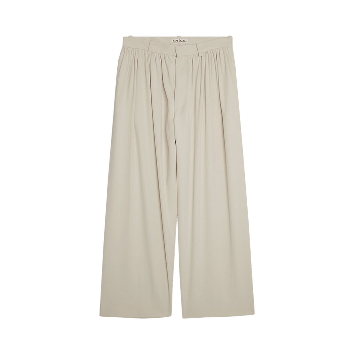 Acne Studios Gathered Trousers 'Milk White'