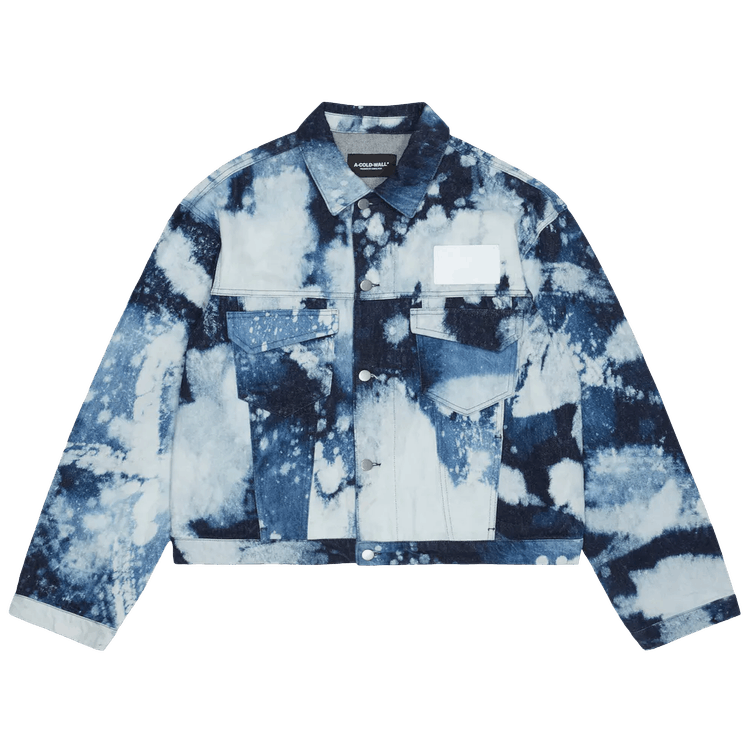 A-Cold-Wall* Hand Bleached Denim Jacket 'Blue'