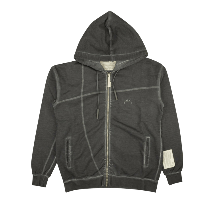 A-Cold-Wall* Classic Flat Overlock Zip Hoodie 'Grey'