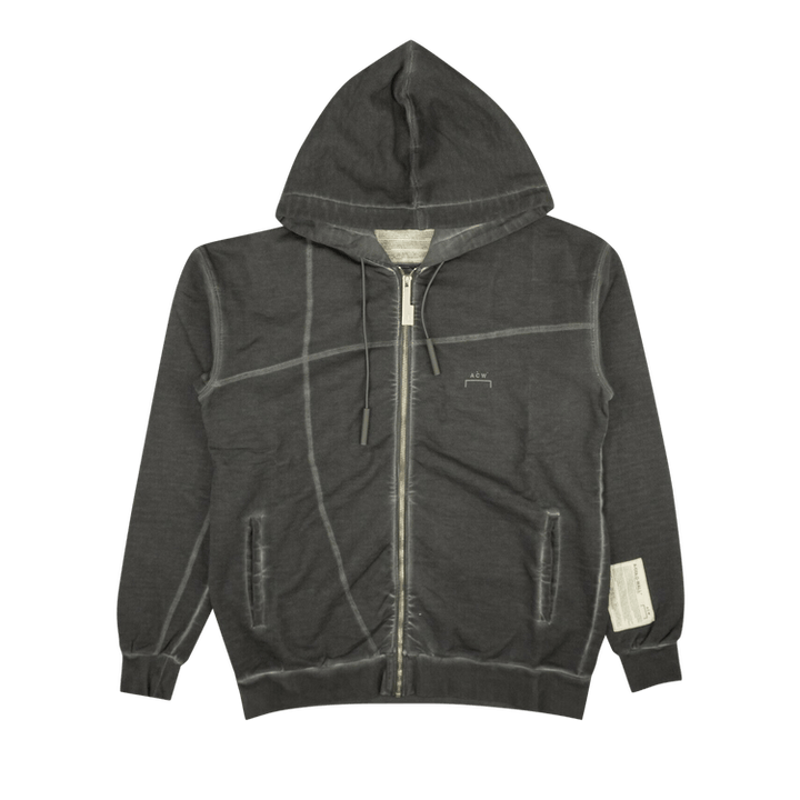 A-Cold-Wall* Classic Flat Overlock Zip Hoodie 'Grey'