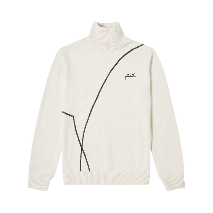 A-Cold-Wall* Overlock Knitted Turtleneck 'Bone'
