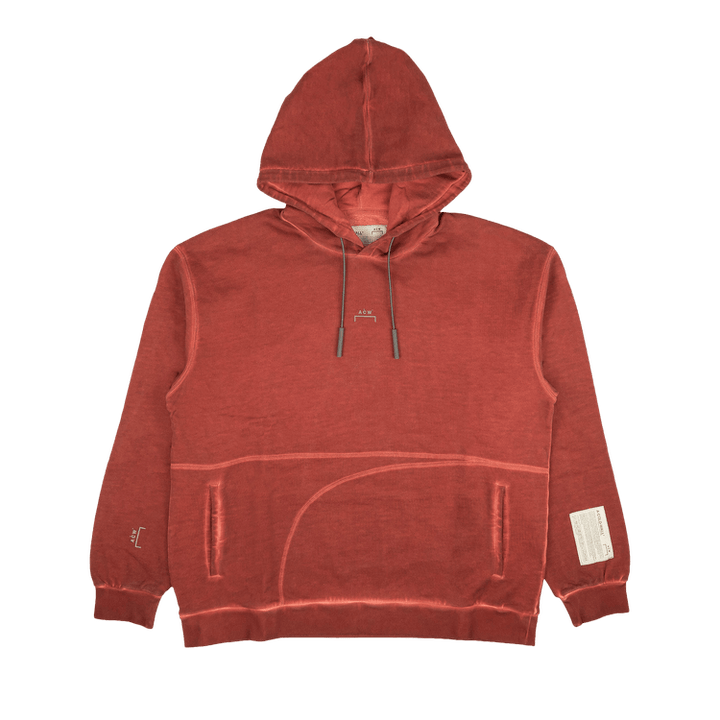 A-Cold-Wall* Classic Flat Overlock Hoodie 'Dark Rust'