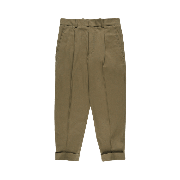Acne Studios Cropped Trousers 'Olive Green'