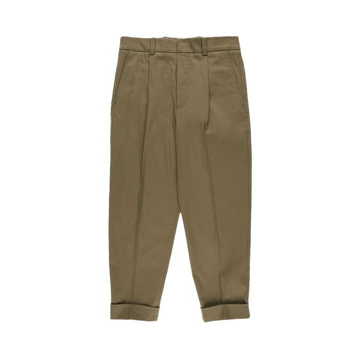 Acne Studios Cropped Trousers 'Olive Green'