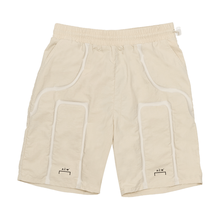 A-Cold-Wall* Bracket Taped Track Shorts 'Moon Beam'