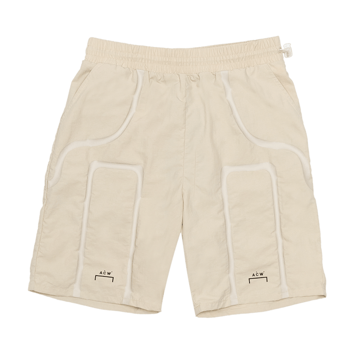 A-Cold-Wall* Bracket Taped Track Shorts 'Moon Beam'