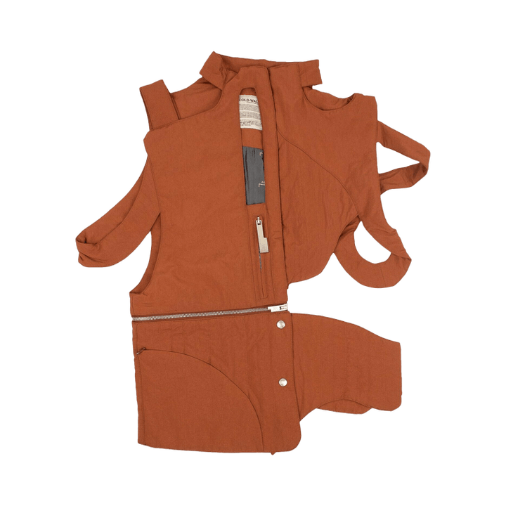A-Cold-Wall* Cut Out Padded Gilet 'Rust'