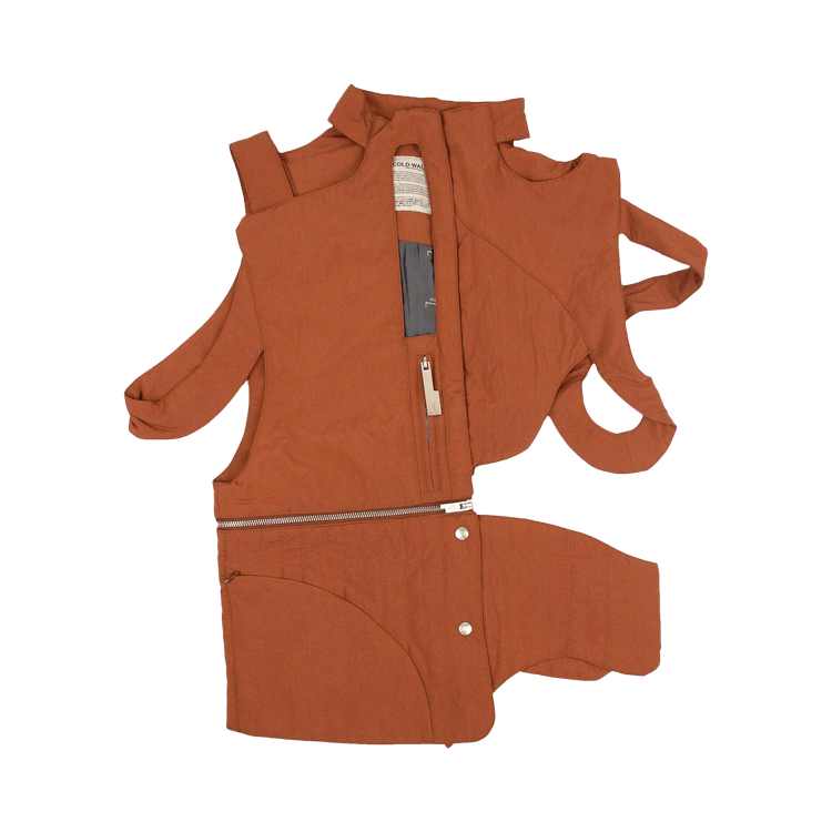 A-Cold-Wall* Cut Out Padded Gilet 'Rust'