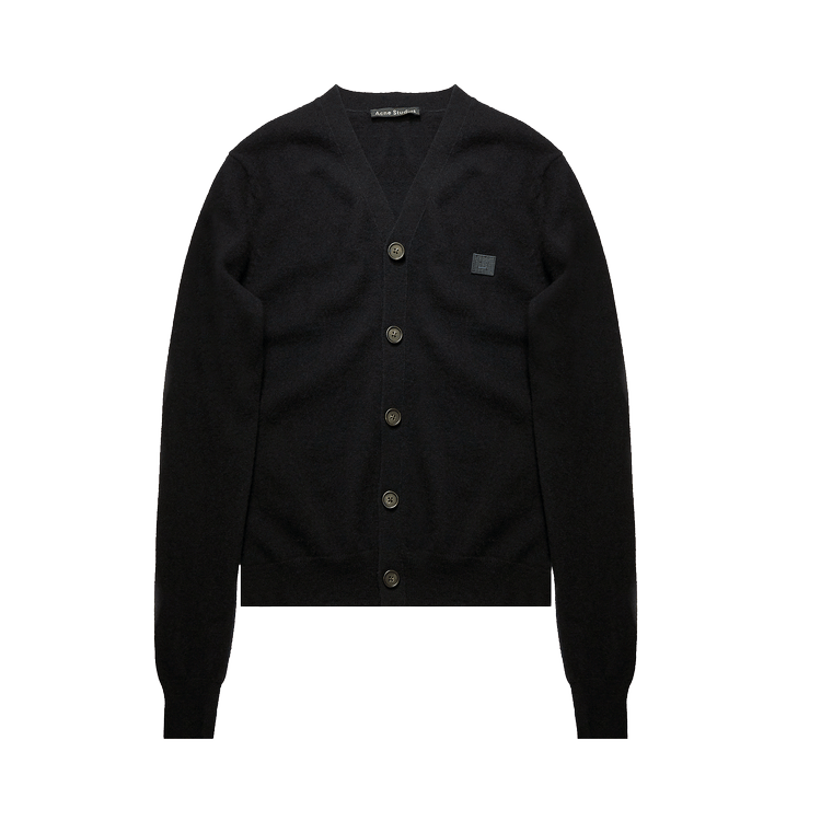 Acne Studios V-Neck Wool Cardigan 'Black'