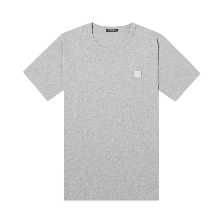 Acne Studios Nash Face T-Shirt 'Light Grey Melange'