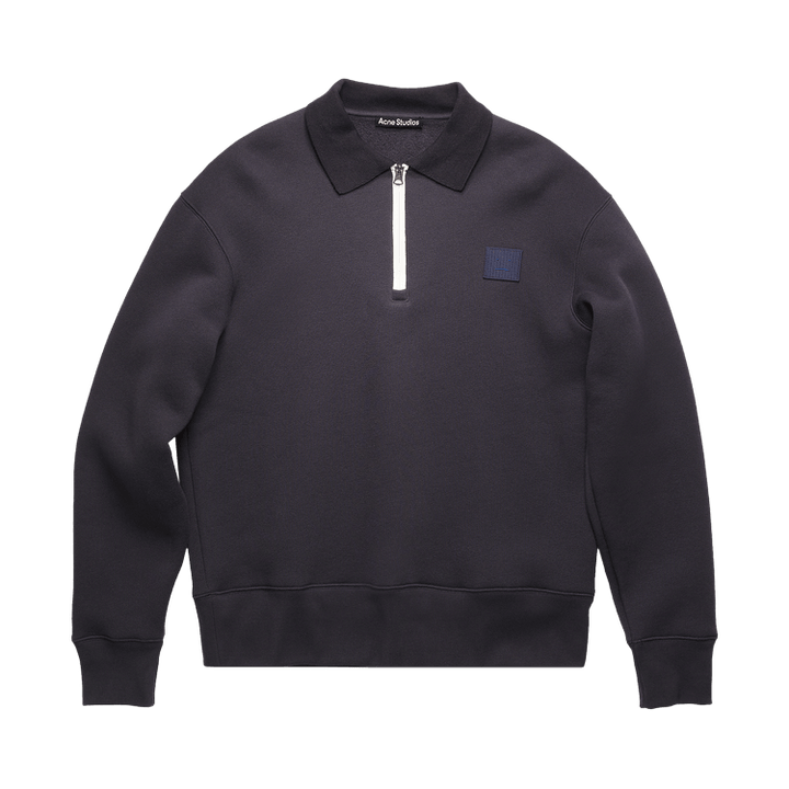 Acne Studios Oversized Point Collar Sweatshirt 'Navy'