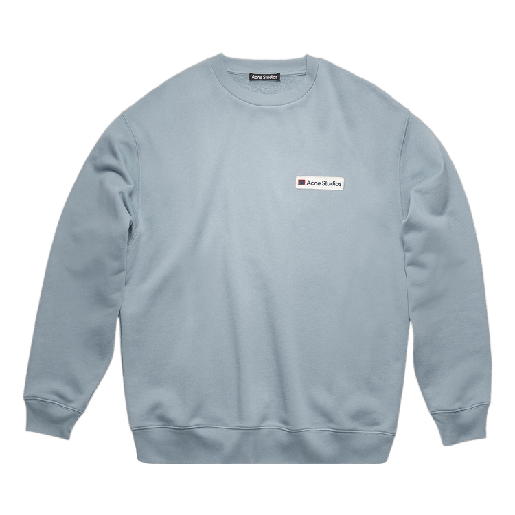 Acne Studios Logo Patch Sweatshirt 'Mineral Blue'