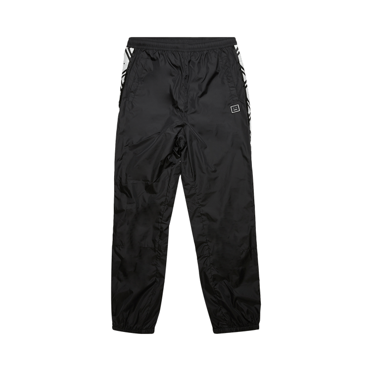 Acne Studios Face Motif Stripe Track Pants 'Black'