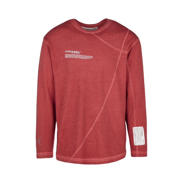 A-Cold-Wall* Core Mission Statement Long-Sleeve 'Dark Rust'