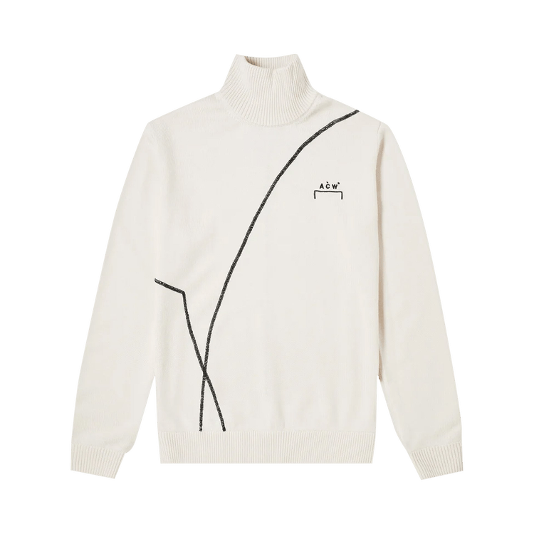 A-Cold-Wall* 3D Rubberized Print Turtleneck 'Bone'