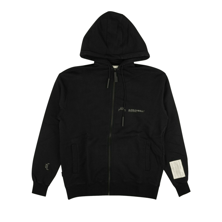 A-Cold-Wall* Logo Zip Hoodie 'Black'