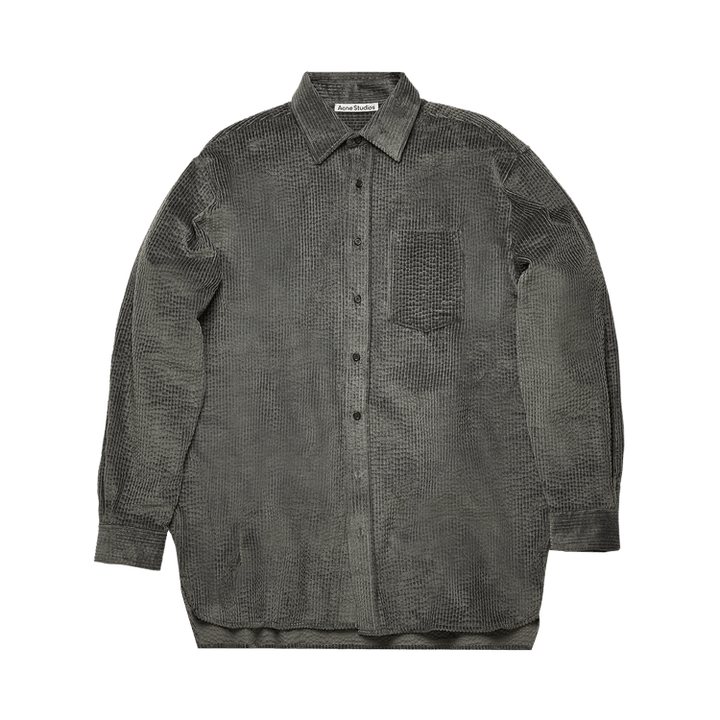 Acne Studios Corduroy Shirt 'Charcoal Grey'