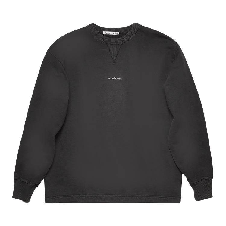 Acne Studios Logo Print Sweatshirt 'Black'